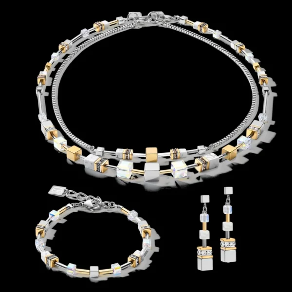 Bracelet Geocube® Multitask 4-In-1 Gold-Silver | COEUR DE LION Outlet