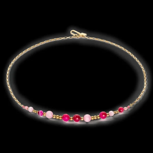 Candy Spheres Necklace Pink | COEUR DE LION Cheap