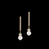 Earrings Asymmetry Freshwater Pearls & Stainless Steel White-Gold | COEUR DE LION Flash Sale