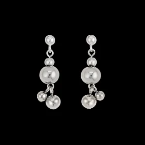 Earrings Balls Stainless Steel Silver | COEUR DE LION Clearance