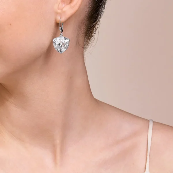 Earrings Magic Crystal & Chunky Chain Crystal | COEUR DE LION Online