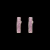 Earrings Stainless Steel Rose Gold & Crystals Pave Light Rose | COEUR DE LION Clearance