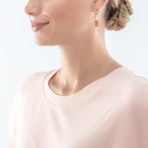 Geocube® Iconic Nature Chain Earrings Dopamine | COEUR DE LION Best Sale