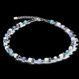 Geocube® Iconic Nature Necklace Blue White | COEUR DE LION Best