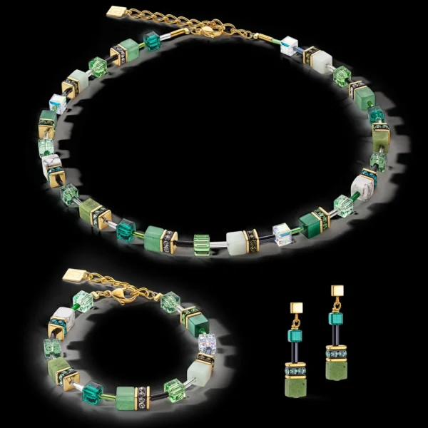 Geocube® Iconic Precious Bracelet Green | COEUR DE LION Fashion