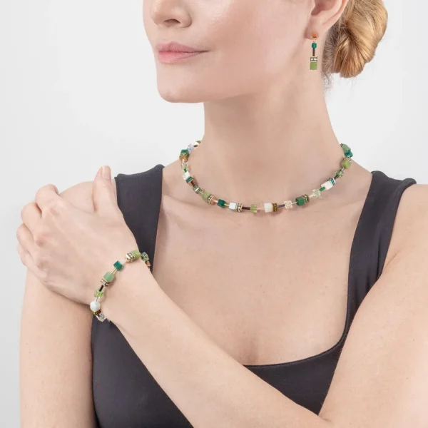 Geocube® Iconic Precious Bracelet Green | COEUR DE LION Fashion