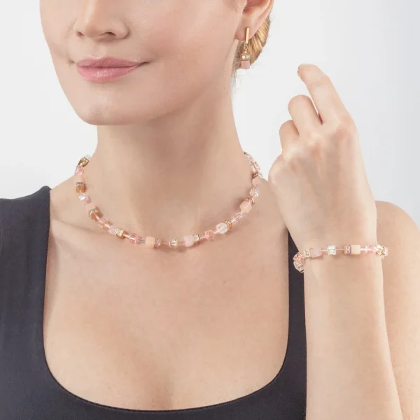 Geocube® Iconic Precious Necklace Light Rose | COEUR DE LION Store
