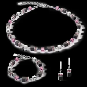 Geocube® Iconic Precious Onyx Bracelet Silver-Amethyste | COEUR DE LION Online