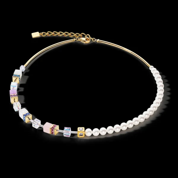 Geocube® Precious Fusion Pearls Necklace Multicolour Pastel | COEUR DE LION Store
