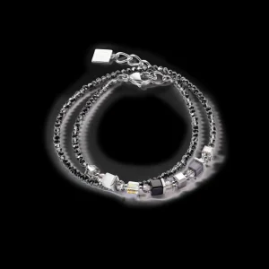 Joyful Colours Wrap Bracelet Silver Grey | COEUR DE LION Fashion
