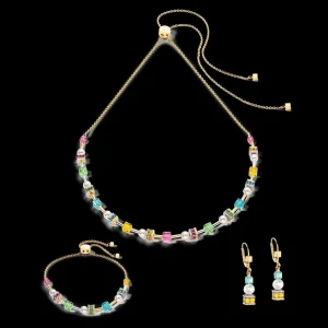 Joyful Cubes & Pearls Bracelet Multicolour | COEUR DE LION Hot