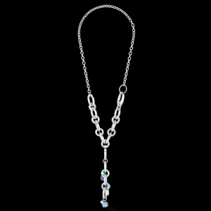Neptune's Treasure Necklace Silver Blue | COEUR DE LION Flash Sale