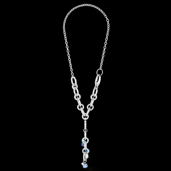 Neptune's Treasure Necklace Silver Blue | COEUR DE LION Flash Sale