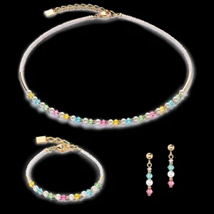 Princess Pearls Bracelet Gold Multicolour | COEUR DE LION Sale