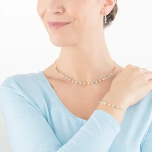 Princess Pearls Bracelet Gold Multicolour | COEUR DE LION Sale