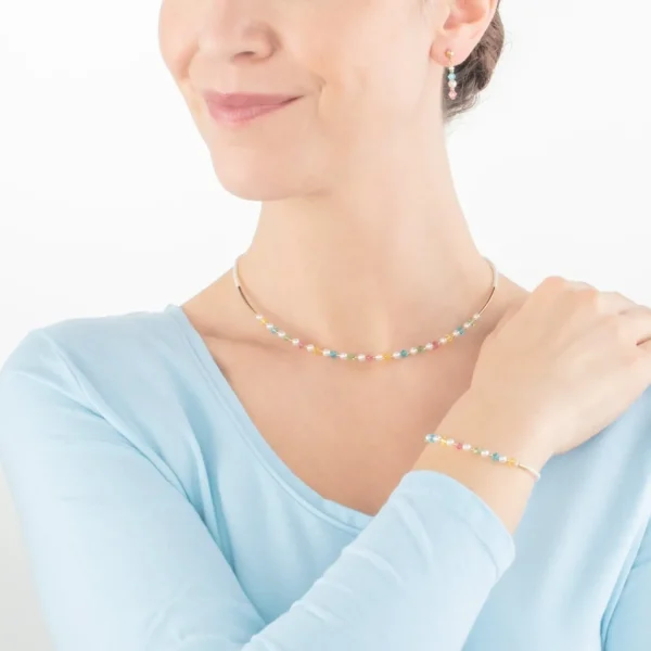 Princess Pearls Bracelet Gold Multicolour | COEUR DE LION Sale