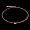 Sparkling Dot Delicate Necklace Rose Silver & Red | COEUR DE LION Discount