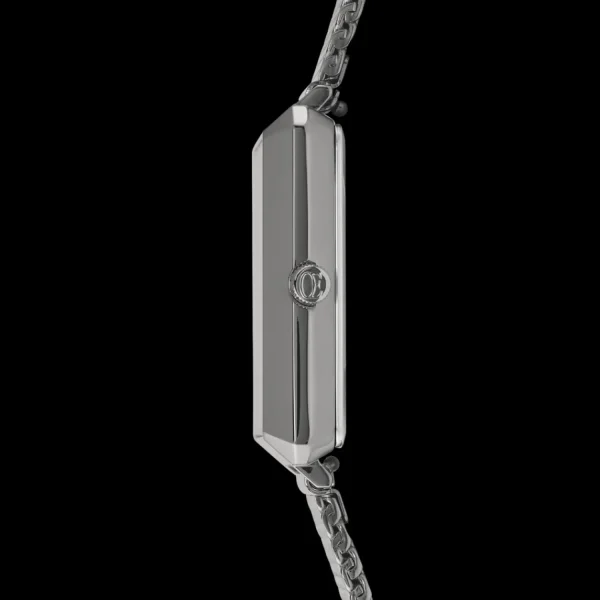 Watch Iconic Square Anthracite Mother-Of-Pearl Milanese Stainless Steel Anthracite | COEUR DE LION Online