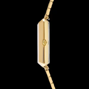 Watch Iconic Square Glamorous Green Stainless Steel Gold | COEUR DE LION Online