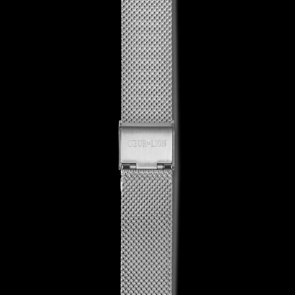 Watch Round Mother-Of-Pearl Milanaise Stainless Steel Silver | COEUR DE LION Outlet