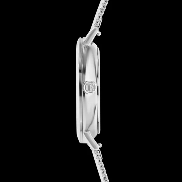 Watch Round Silver Sunray Milanese Stainless Steel | COEUR DE LION Shop